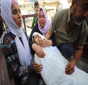 وداع وتشييع شهيد ارتقى برصاص قوات الاحتلال الإسرائيلي أثناء جمع الحطب في بيت لاهيا شمال قطاع غزة