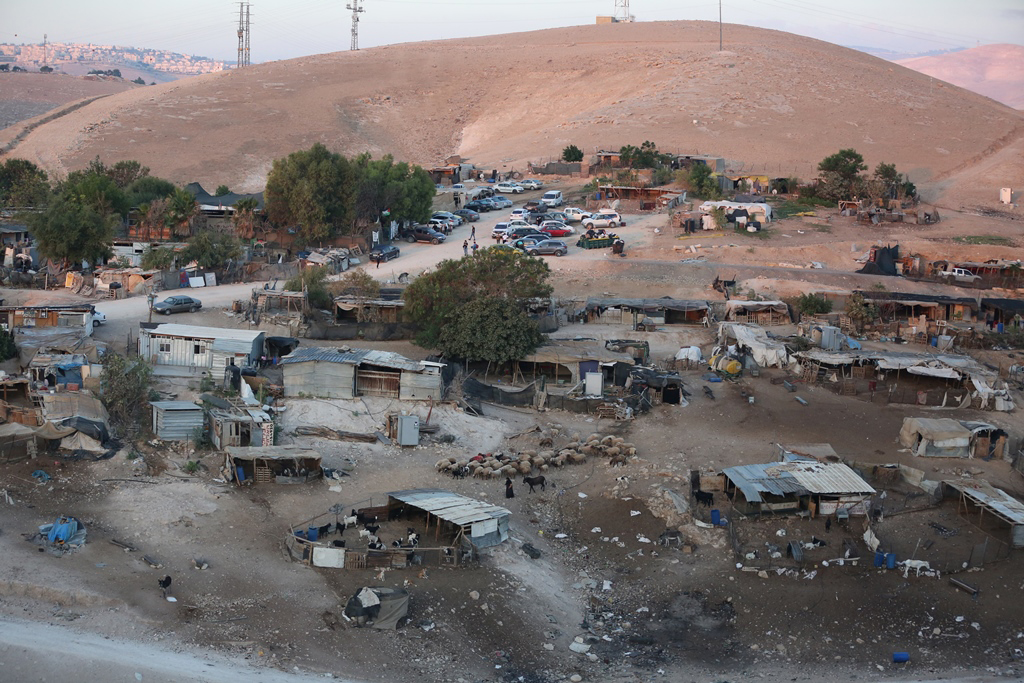 قرية الخان الأحمر (صورة أرشيفية/وفا)