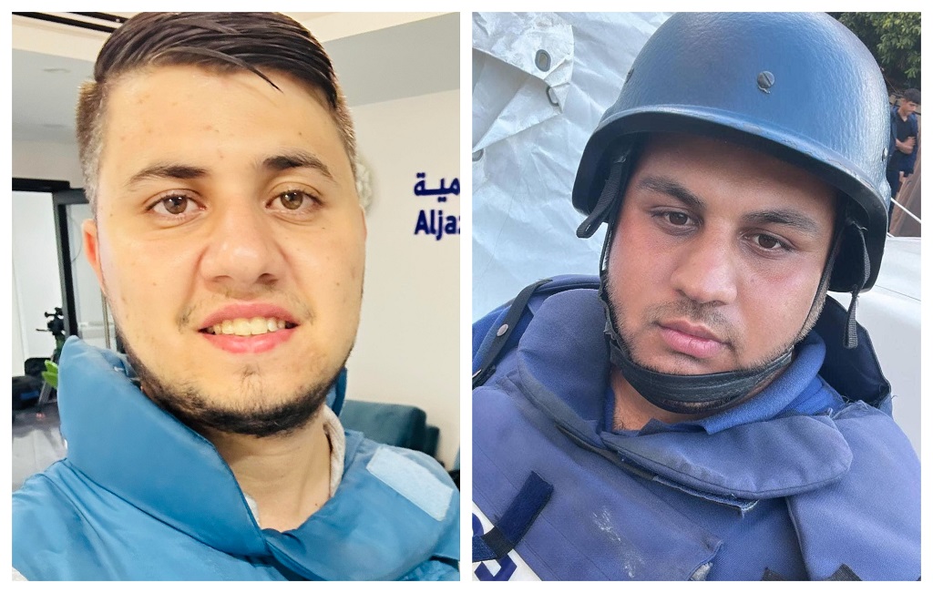 الصحفيان الشهيدان حمزة الدحدوح ومصطفى ثريا