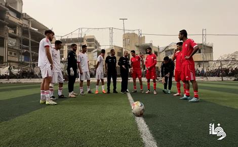 انطلاق بطولة خماسيات كروية تنشيطية في غزة