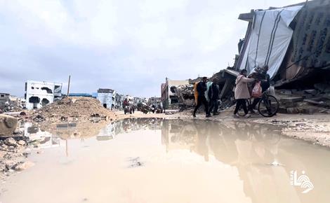 خان يونس: نازحون يخاطرون بحياتهم للعودة لمنازلهم خلف الخط الأصفر