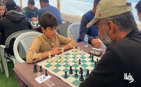 أول بطولة شطرنج في غزة منذ العدوان الإسرائيلي
